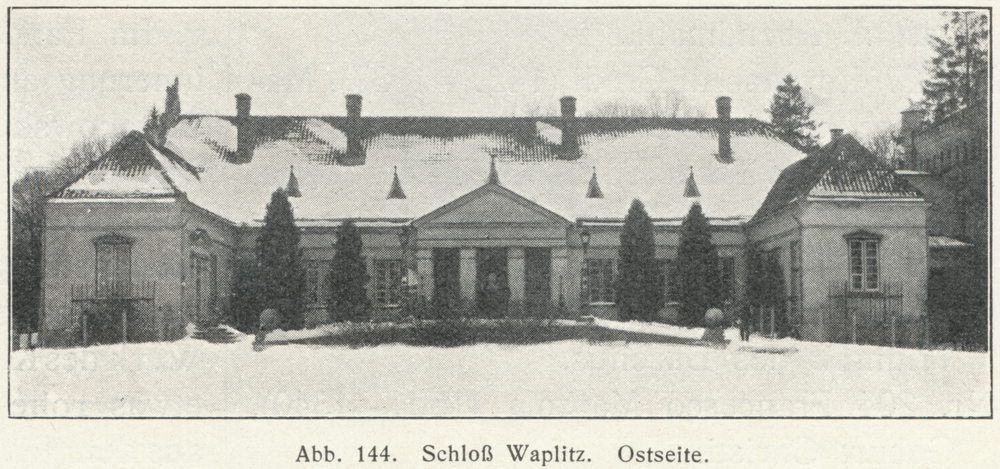 Waplitz, Schloss, Ostseite