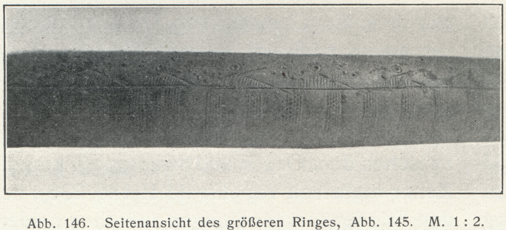 Willenberg Kr. Marienburg, Bronzering, Seitenansicht des größeren Ringes