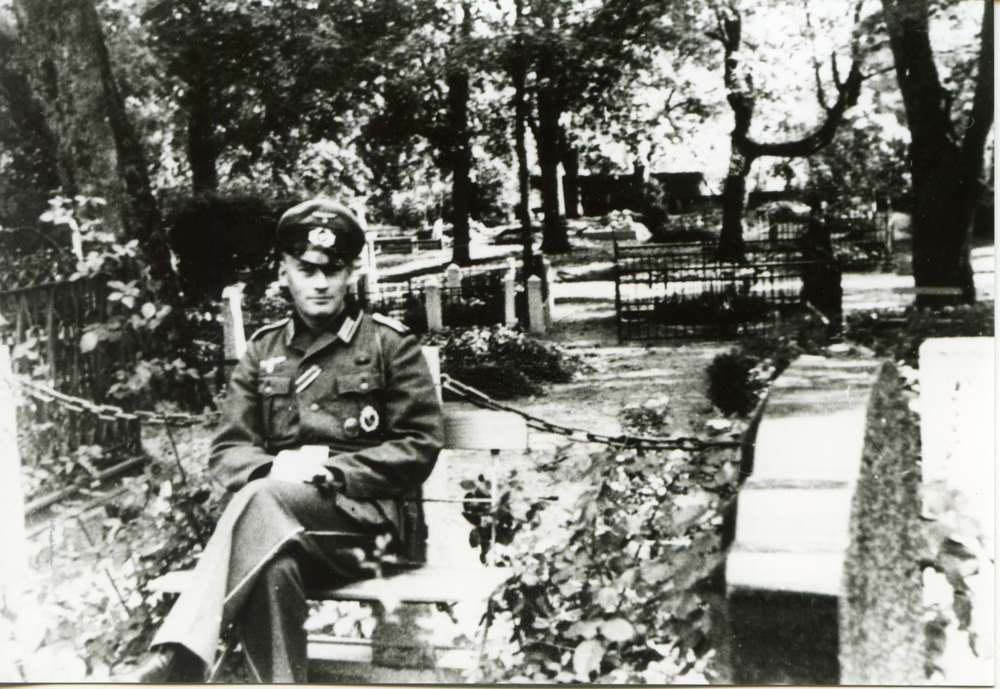 Domnau, Stadt, Ein Stück vom Friedhof, im Hintergrund die Lüdinghausenstraße