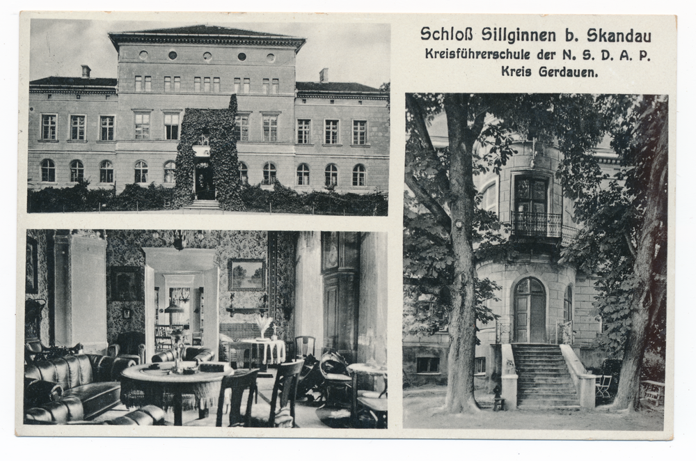 Silginnen, Potpourrikarte, Schloß (Kreisführerschule der N.S.D.A.P)