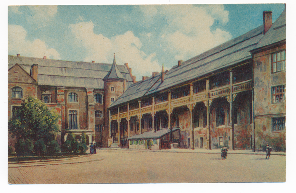 Königsberg, Schloßhof mit Blutgericht