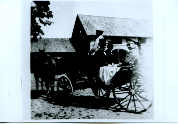 Falkenau, Hochzeit Augusta Arndt, Fahrt zum Standesamt