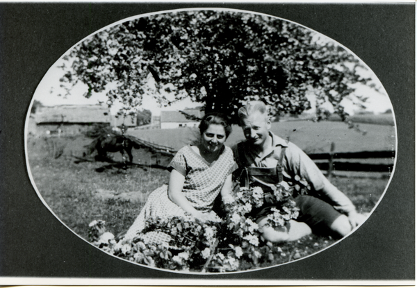 Gallingen Kr. Bartenstein, Gertrud und Rudi Grosan