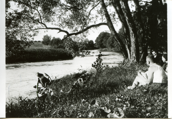 Gallingen Kr. Bartenstein, Mit dem Faltboot an der Alle zwischen Heilsberg und Bartenstein