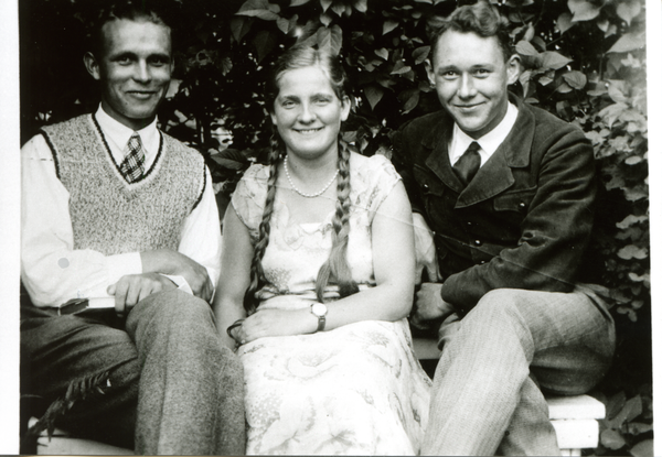 Gallingen Kr. Bartenstein, Die Elbinger Studenten Max Zummach, Hilde Schurian, Günther Gossow