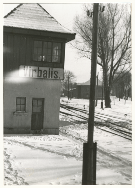 Grenzregionen außerhalb Ostpreußens, Litauischer Grenzort Wirballen, Bahnhof