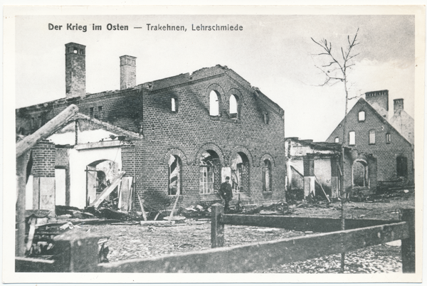 Groß Trakehnen, Die im 1. Weltkrieg zerstörte Lehrschmiede