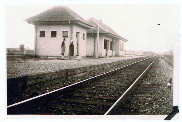 Ihlnicken, Bahnhof an der Bahnstrecke Fischhausen - Gr. Dirschkeim