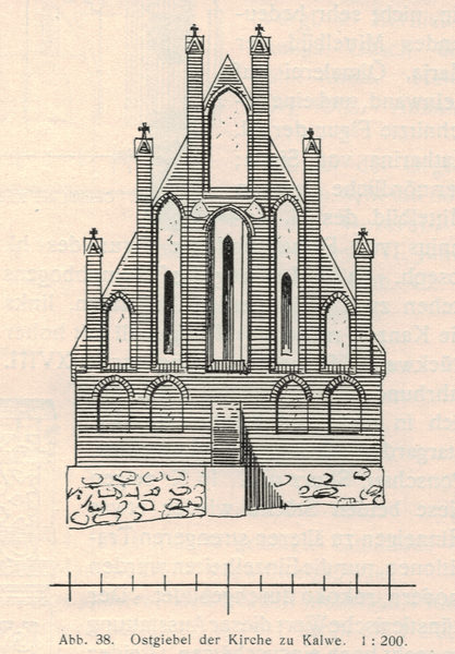 Kalwe, Kath. Kirche, Ostgiebel