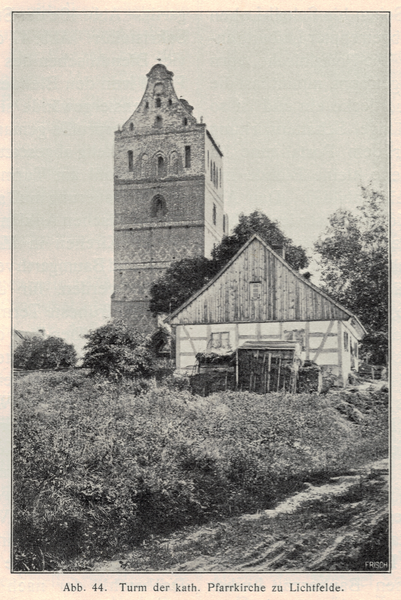 Lichtfelde, Kath. Pfarrkirche, Kirchturm