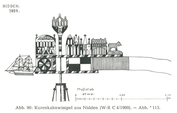 Nidden, Kurenwimpel