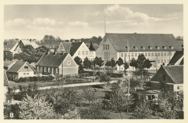 Angerapp, Stadt, Stadtansicht mit Horst-Wessel-Schule