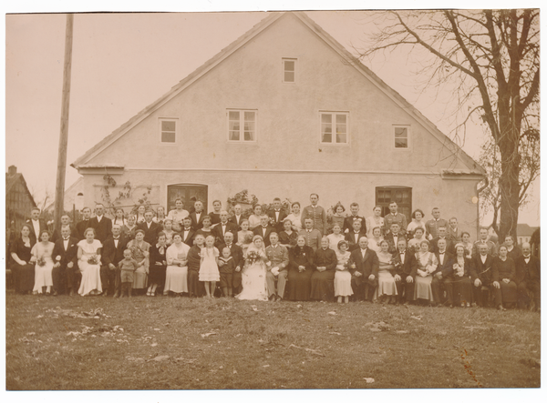 Löwenstein, Haus Nitsch, Hochzeit von Willy Briese und Charlotte geb. Nitsch