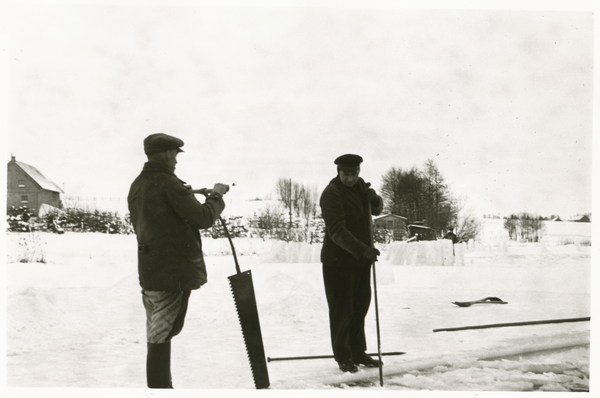 Darkehmen, Eisernte auf dem Angerappfluss