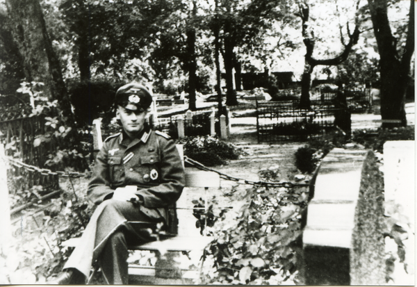 Domnau, Stadt, Ein Stück vom Friedhof, im Hintergrund die Lüdinghausenstraße