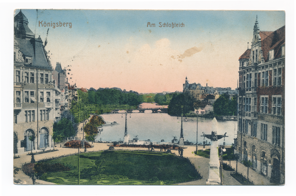 Königsberg, Münzplatz und Schloßteich