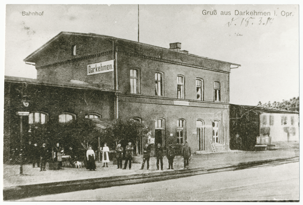 Darkehmen, Bahnhof Ost