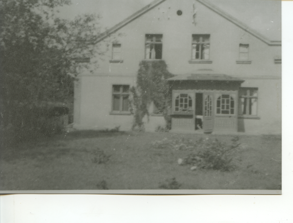 Rosenort Kr. Bartenstein, Wohnhaus Druschke/Emil Kuhr, Verandagiebel