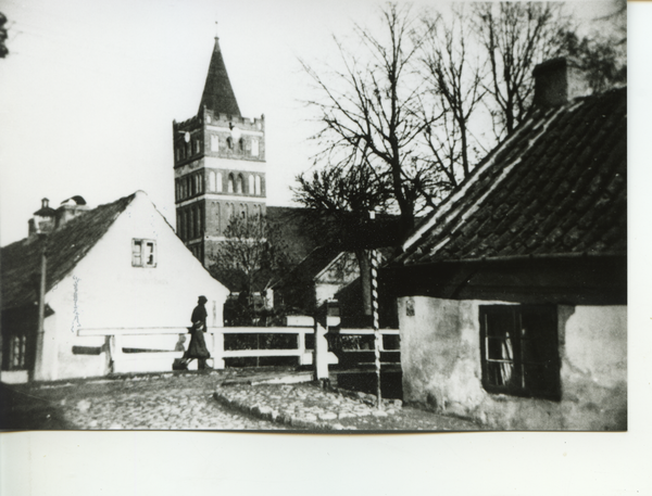 Friedland (Ostpr.), Blick zur ev. Kirche