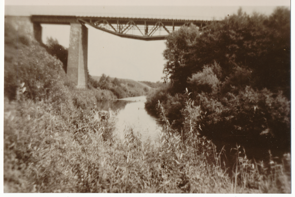 Angerapp, Stadt, Eisenbahnbrücke über die Angerapp