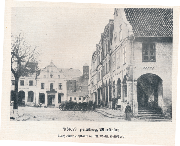 Heilsberg Kr. Heilsberg, Stadt, Marktplatz