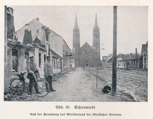 Schirwindt, Zerstörung im I. Weltkrieg
