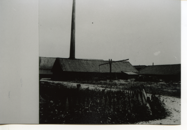 Lomp Kr. Bartenstein, Ziegelei, Vorgarten eines Insthauses mit typischem Schwartenzaun