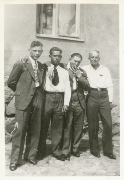 Darkehmen, Hotel Dresdener Hof, Hofseite mit Wohnung Alois Wisniewski