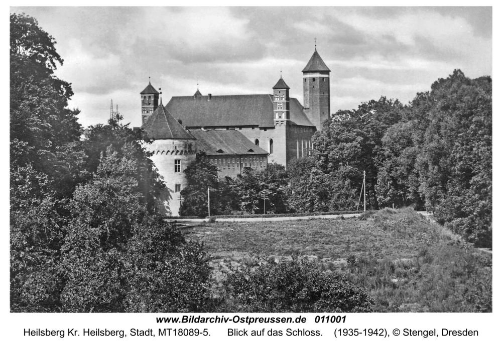 Heilsberg, Blick auf das Schloss