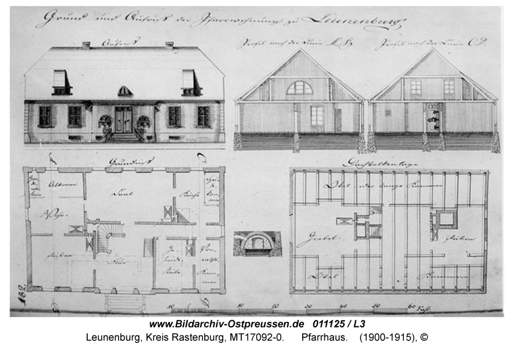 Leunenburg, Schul- und Kantorhaus