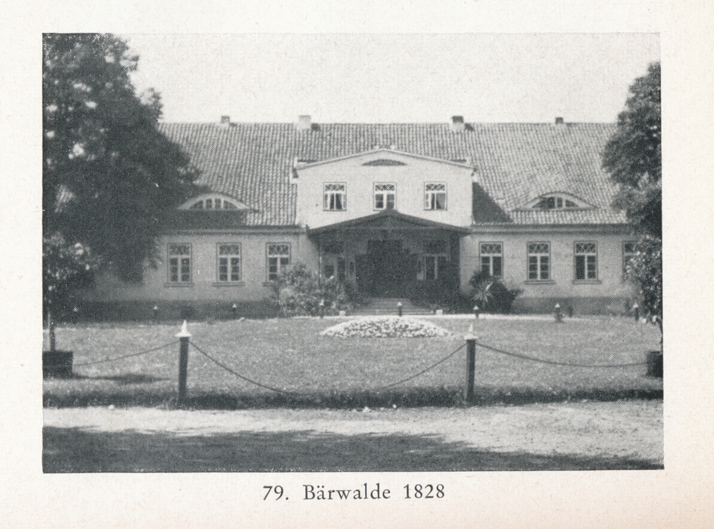 Adlig Bärwalde, Gutshaus