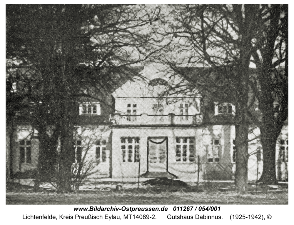 Lichtenfelde, Gutshaus Dabinnus