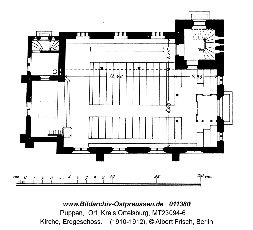 Puppen, Kirche, Erdgeschoss