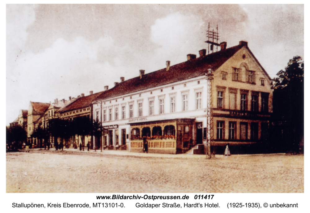 Stallupönen, Goldaper Straße, Hardt's Hotel
