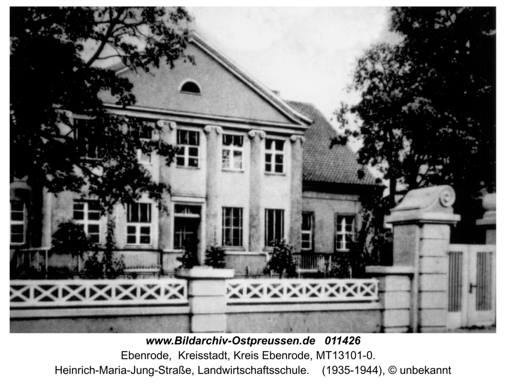 Ebenrode, Heinrich-Maria-Jung-Straße, Landwirtschaftsschule