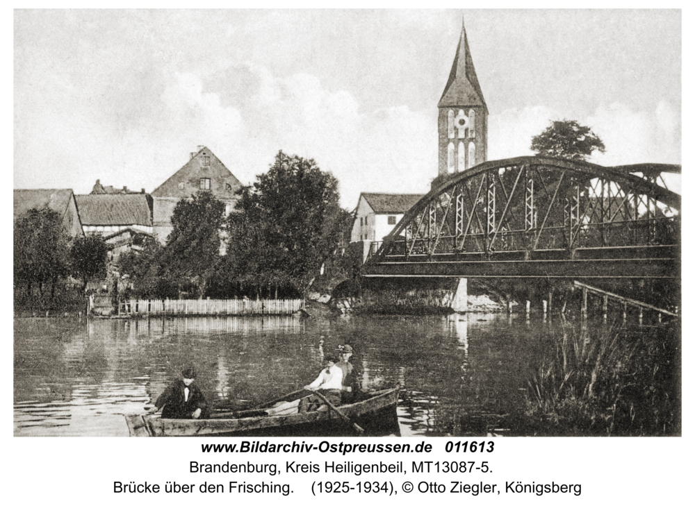 Brandenburg, Brücke über den Frisching
