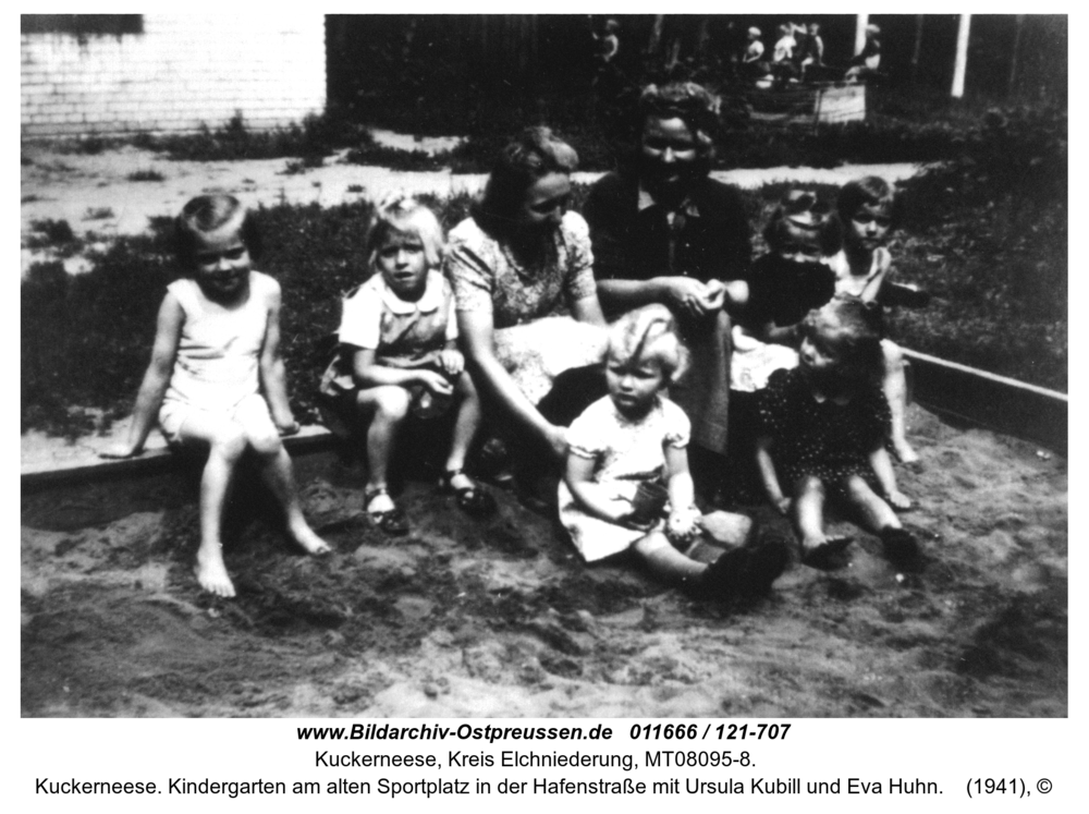 Kuckerneese. Kindergarten am alten Sportplatz in der Hafenstraße mit Ursula Kubill und Eva Huhn