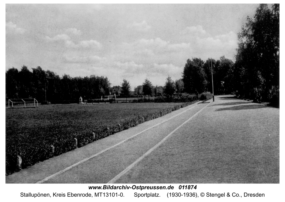 Stallupönen, Sportplatz