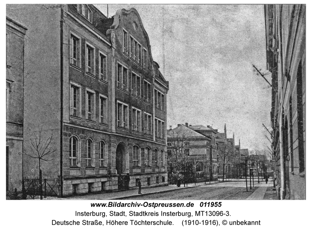 Insterburg, Deutsche Straße, Höhere Töchterschule