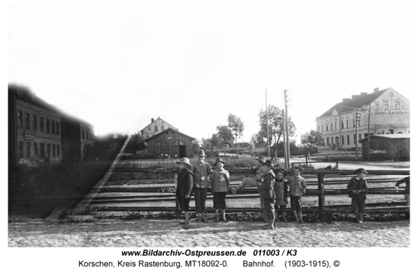 Korschen, Bahnhof