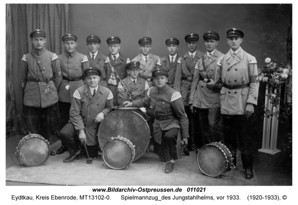 Eydtkau, Spielmannzug des Jungstahlhelms, vor 1933