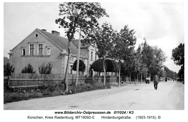 Korschen, Hindenburgstraße