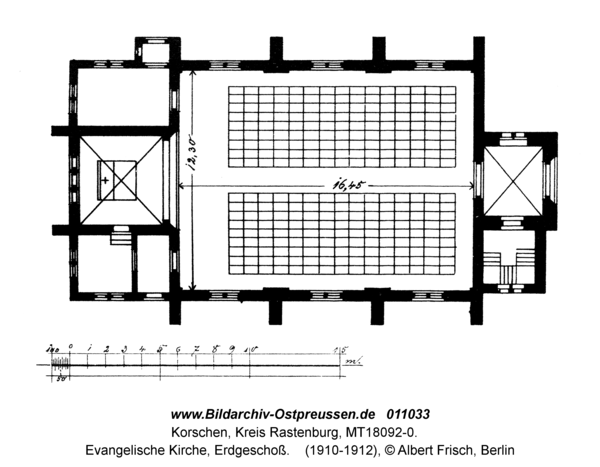 Korschen, Evangelische Kirche, Erdgeschoß