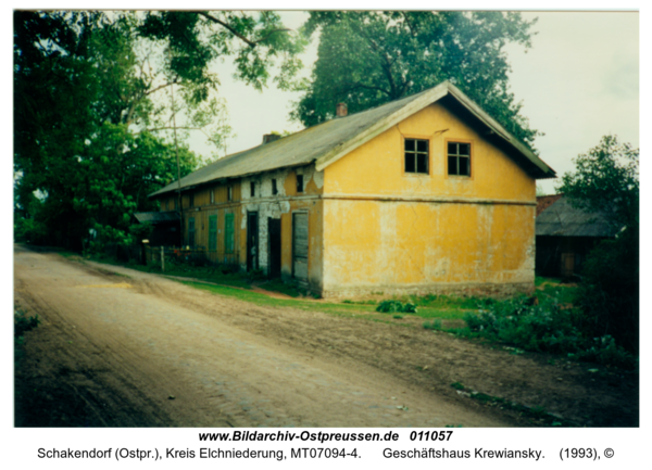 Schakendorf, Geschäftshaus Krewiansky