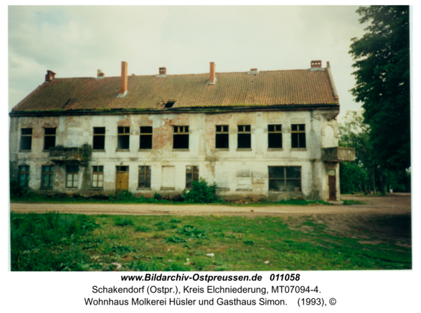 Schakendorf, Wohnhaus Molkerei Hüsler und Gasthaus Simon