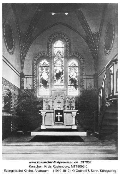 Korschen, Evangelische Kirche, Altarraum
