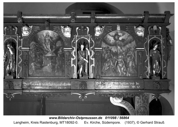 Langheim, Ev. Kirche, Südempore