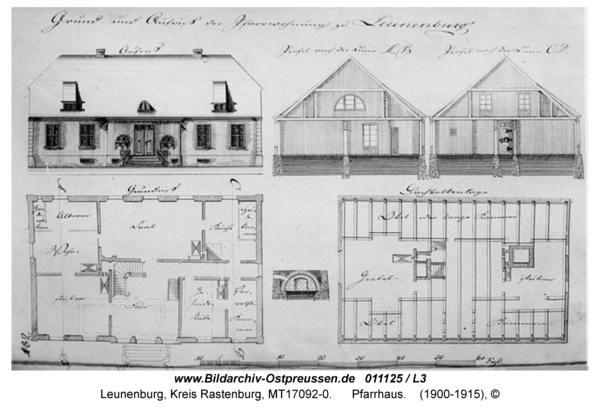 Leunenburg, Schul- und Kantorhaus