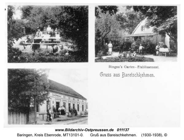 Baringen, Gruß aus Bareischkehmen