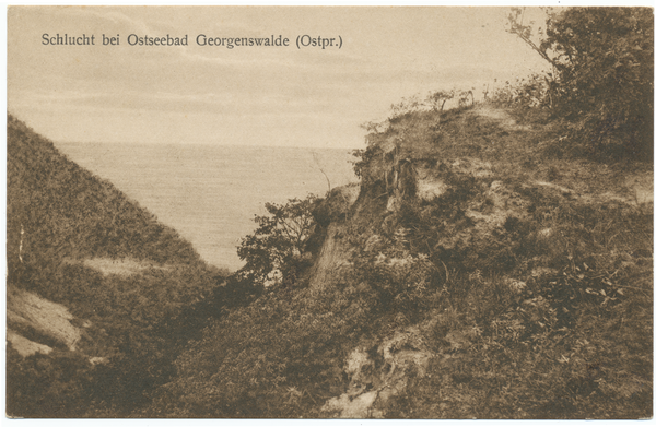 Georgenswalde, Schlucht in der Nähe des Ostseebades